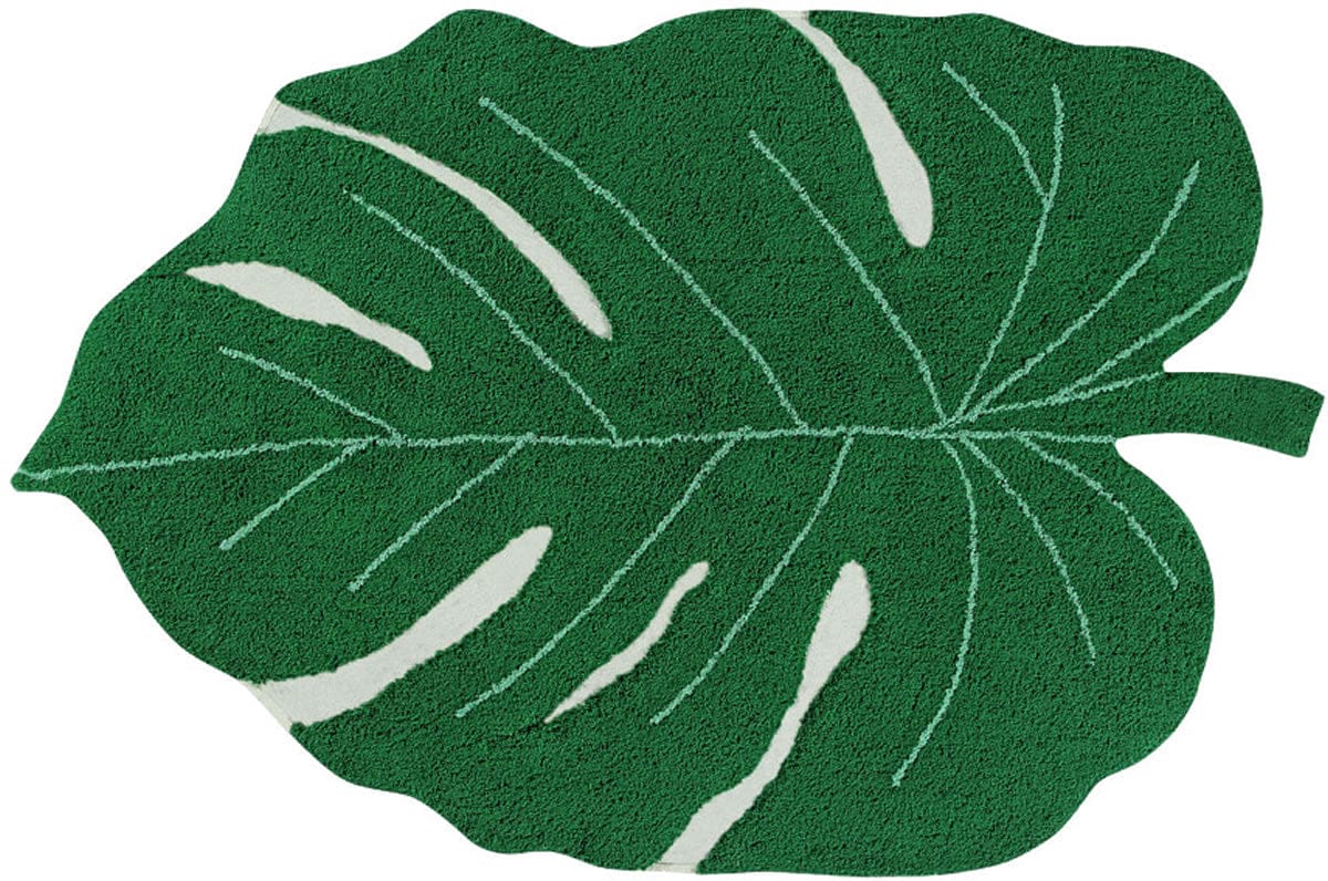 Lorena Canals Monstera Leaf Rug (4' x 5' 3'') - C-MONSTERA
