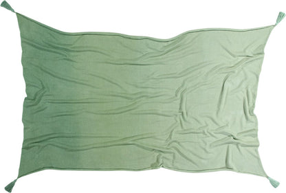 Lorena Canals Ombré Blanket - Green (4' x 6') - BLC-DE-GREEN-H