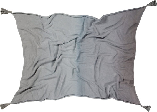 Lorena Canals Ombré Blanket - Grey (4' x 6') - BLC-DE-GREY-H