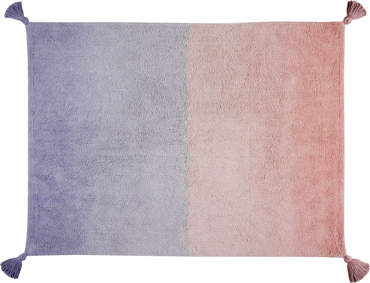 Lorena Canals Ombre Rug - Coral Pink/Lavender (4' x 5' 3") - C-DE-PL