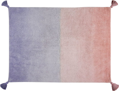 Lorena Canals Ombre Rug - Coral Pink/Lavender (4' x 5' 3") - C-DE-PL