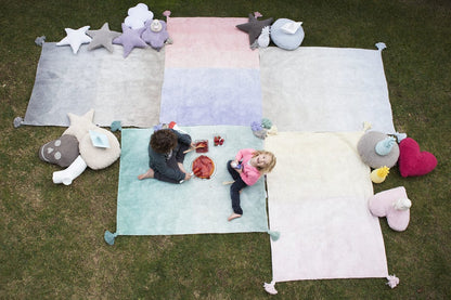 Lorena Canals Ombre Rug - Coral Pink/Lavender (4' x 5' 3") - C-DE-PL