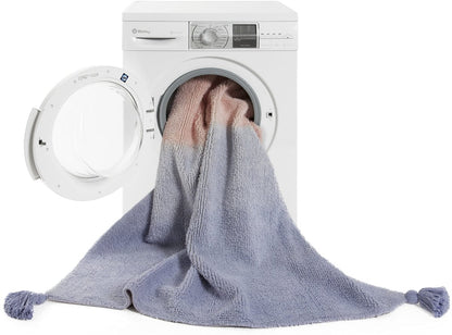 Lorena Canals Ombre Rug - Coral Pink/Lavender (4' x 5' 3") - C-DE-PL