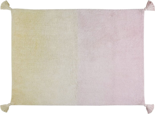 Lorena Canals Ombre Rug - Vanilla/Soft Pink (4' x 5' 3") - C-DE-VP