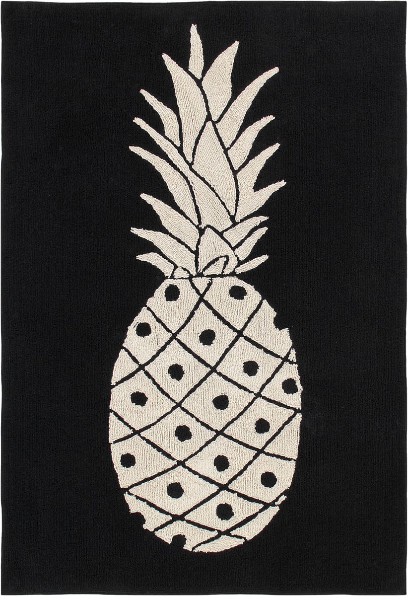 Lorena Canals Pineapple Rug (4' 8" x 6' 7") - C-BW-PINEAPPLE