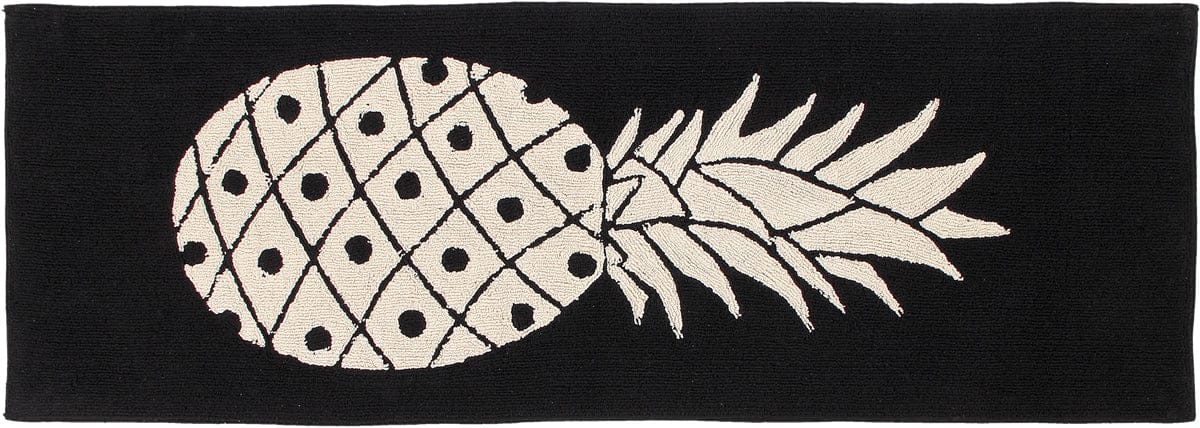 Lorena Canals Pineapple Runner (2' 6" x 7' 6") - C-BW-PINE-P