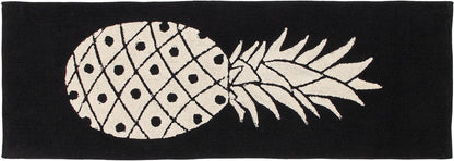 Lorena Canals Pineapple Runner (2' 6" x 7' 6") - C-BW-PINE-P