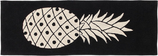 Lorena Canals Pineapple Runner (2' 6" x 7' 6") - C-BW-PINE-P
