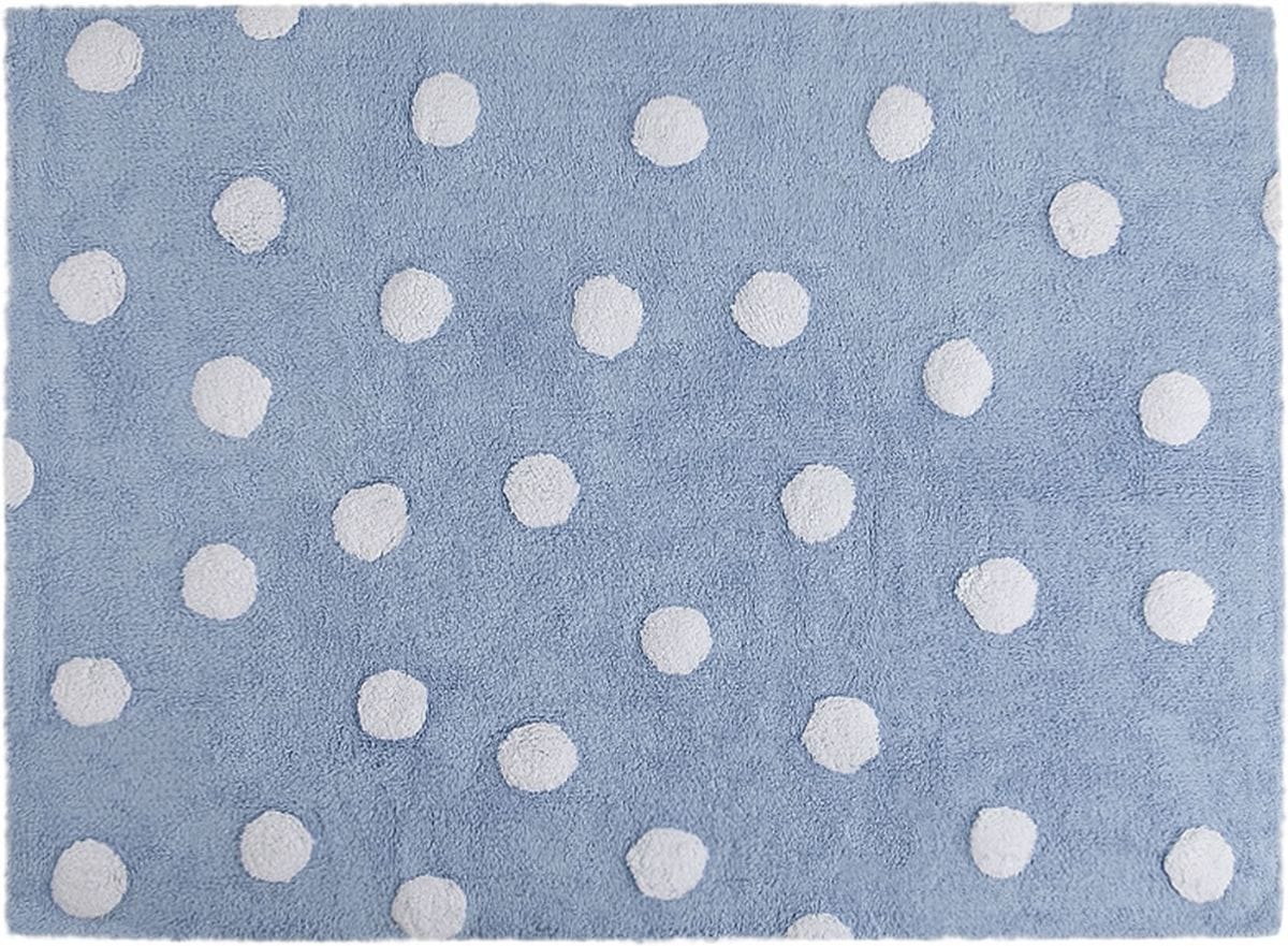 Lorena Canals Polka Dots Rug - Blue (4' x 5' 3") - C-00082