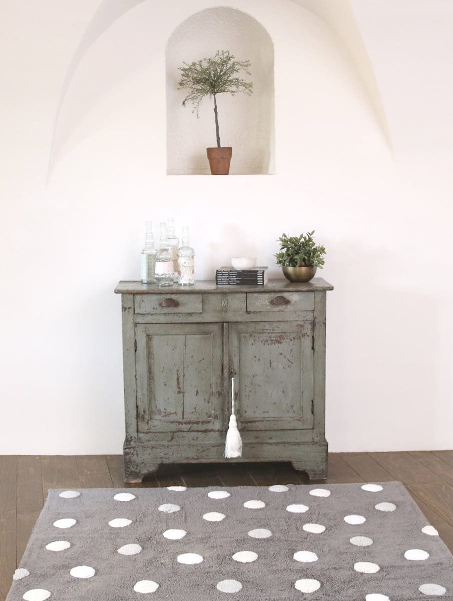 Lorena Canals Polka Dots Rug - Grey (4' x 5' 3") - C-00005