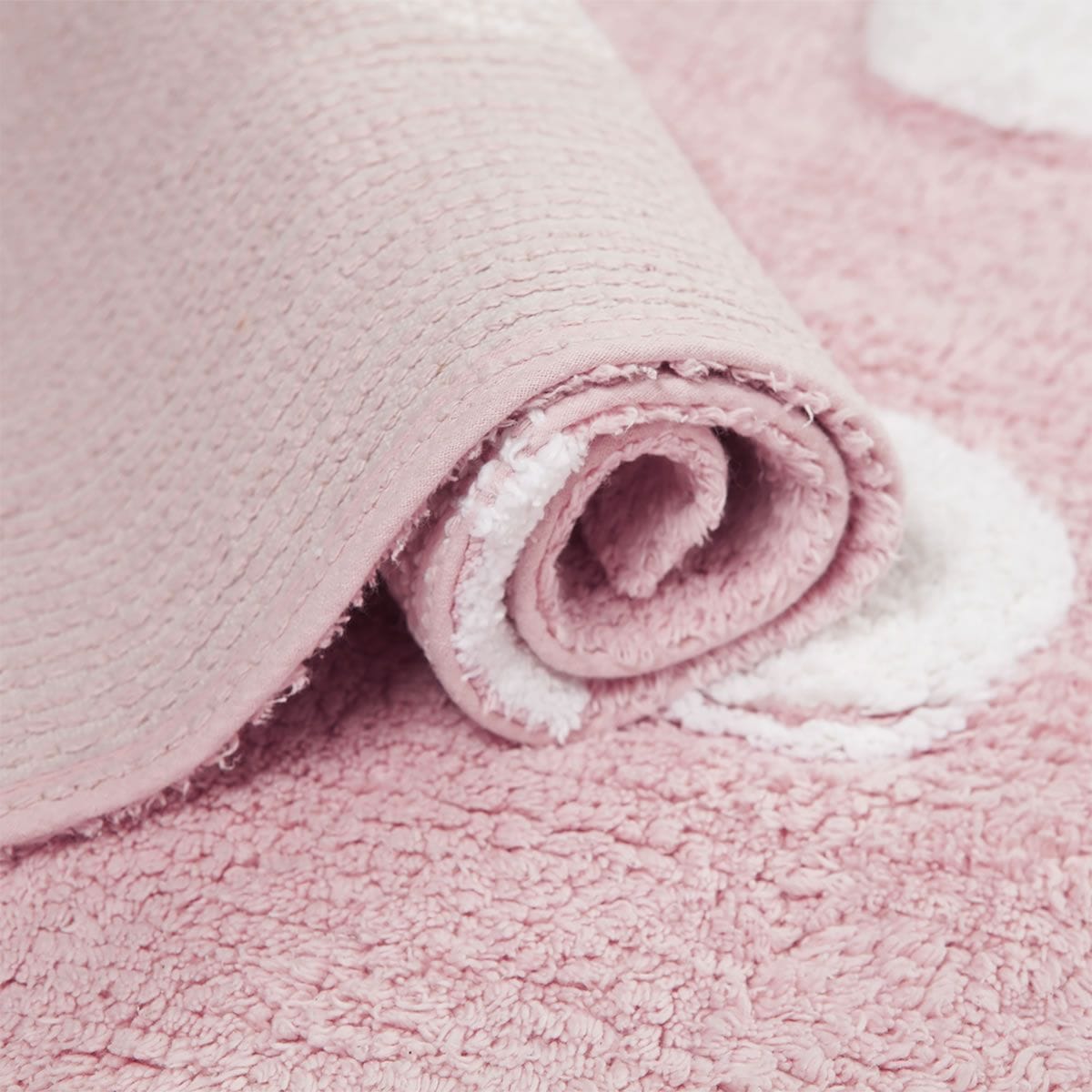 Lorena Canals Polka Dots Rug - Pink (4' x 5' 3") - C-00081
