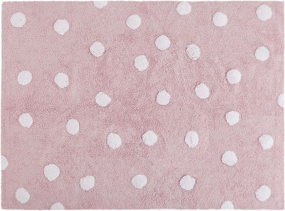 Lorena Canals Polka Dots Rug - Pink (4' x 5' 3") - C-00081