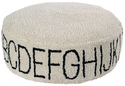 Lorena Canals Pouffe - ABC Natural Black - P-ABC-NBK