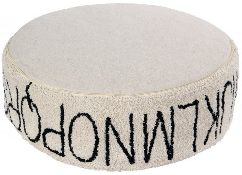 Lorena Canals Pouffe - ABC Natural Black - P-ABC-NBK