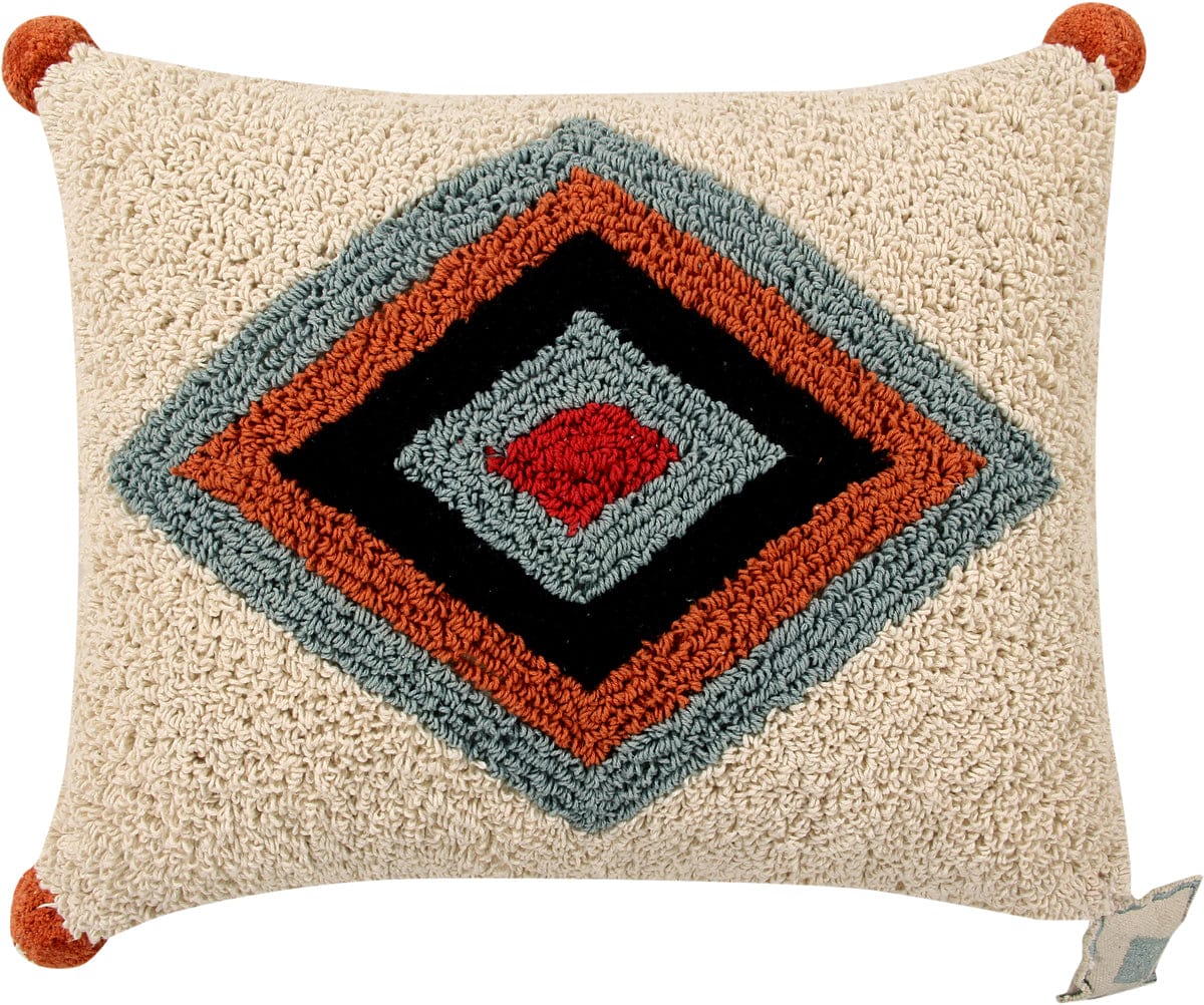 Lorena Canals Rhombus Cushion (1' 3'' x 1' 7'') - SC-RHOMBUS