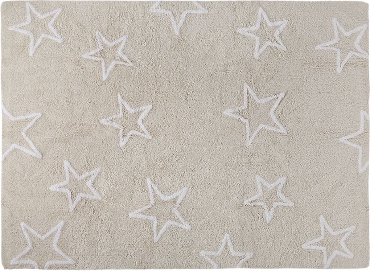 Lorena Canals Silhouette Stars Rug - Beige (4' x 5' 3") - C-44408