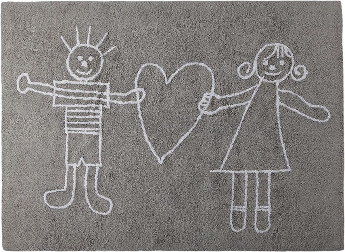 Lorena Canals Solidary Rug - Grey (4' x 5' 3") - C-SOL-G