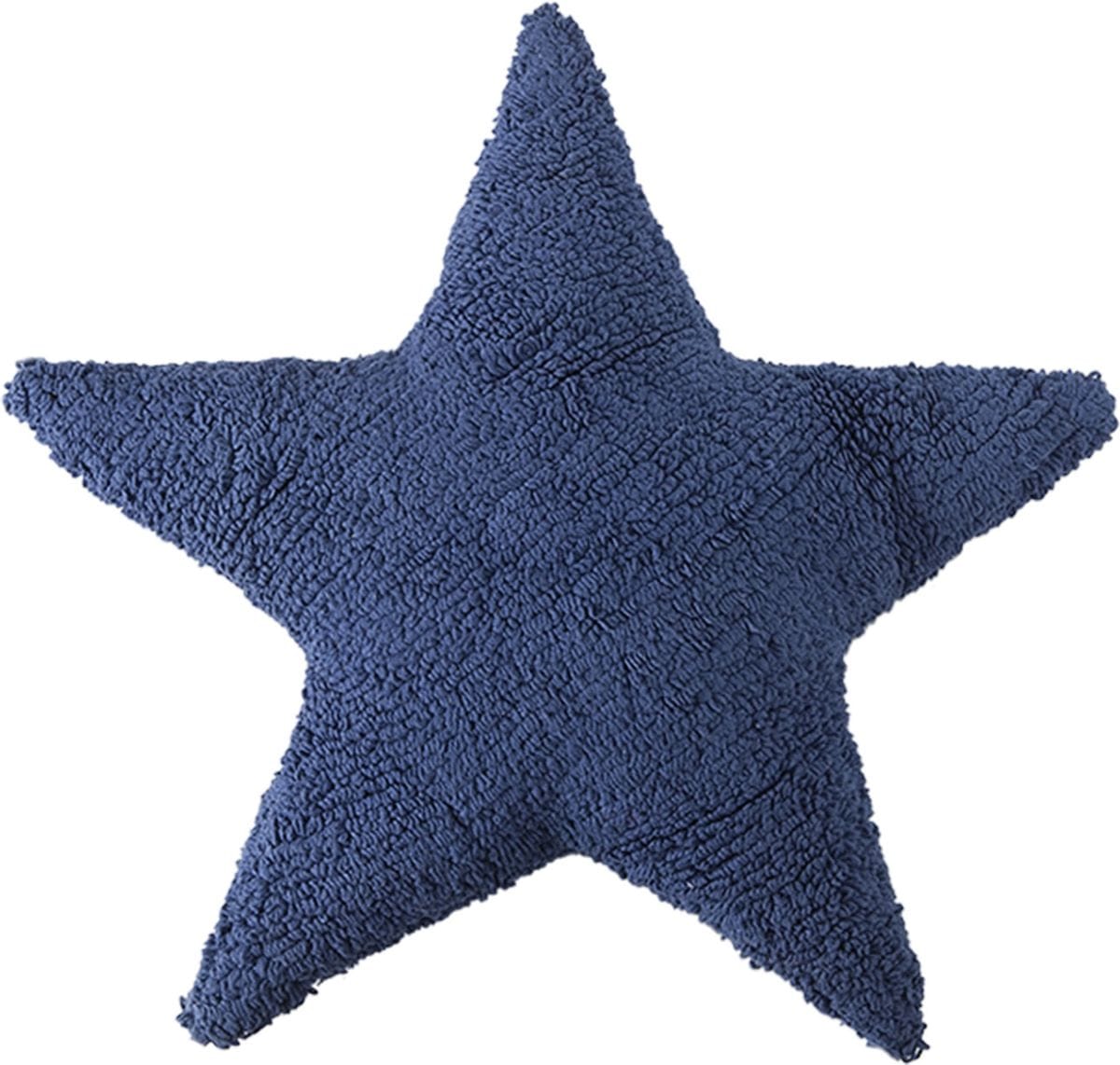 Lorena Canals Star Cushion - Navy (1'9" x 1'9") - SC-ST-M