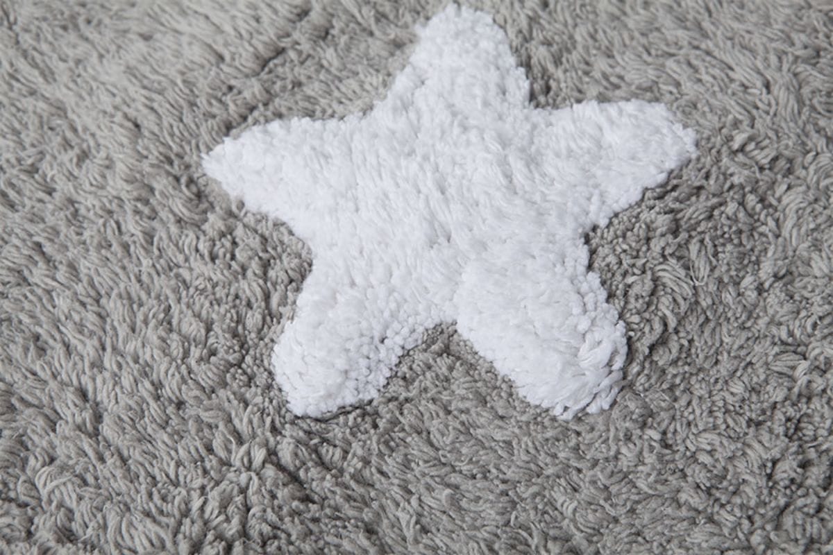 Lorena Canals Stars Rug - Grey (4' x 5' 3") - C-G-SW