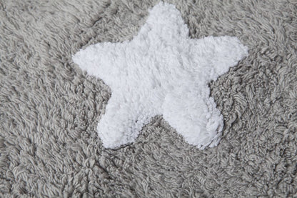 Lorena Canals Stars Rug - Grey (4' x 5' 3") - C-G-SW