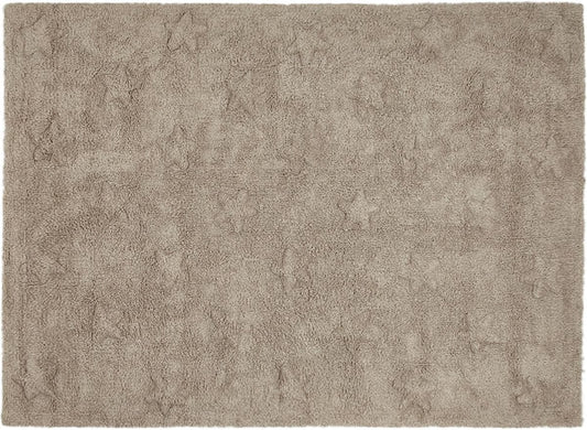 Lorena Canals Stars Rug - Linen (4' x 5' 3") - C-L-SLL