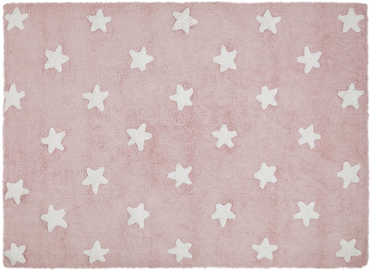 Lorena Canals Stars Rug - Pink (4' x 5' 3") - C-R-SW