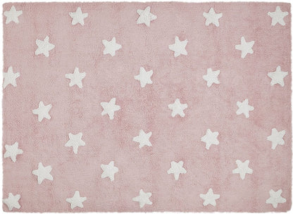 Lorena Canals Stars Rug - Pink (4' x 5' 3") - C-R-SW