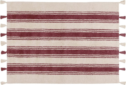 Lorena Canals Stripes Rug - Marsala (4' x 5' 3") - C-ST-MARSALA