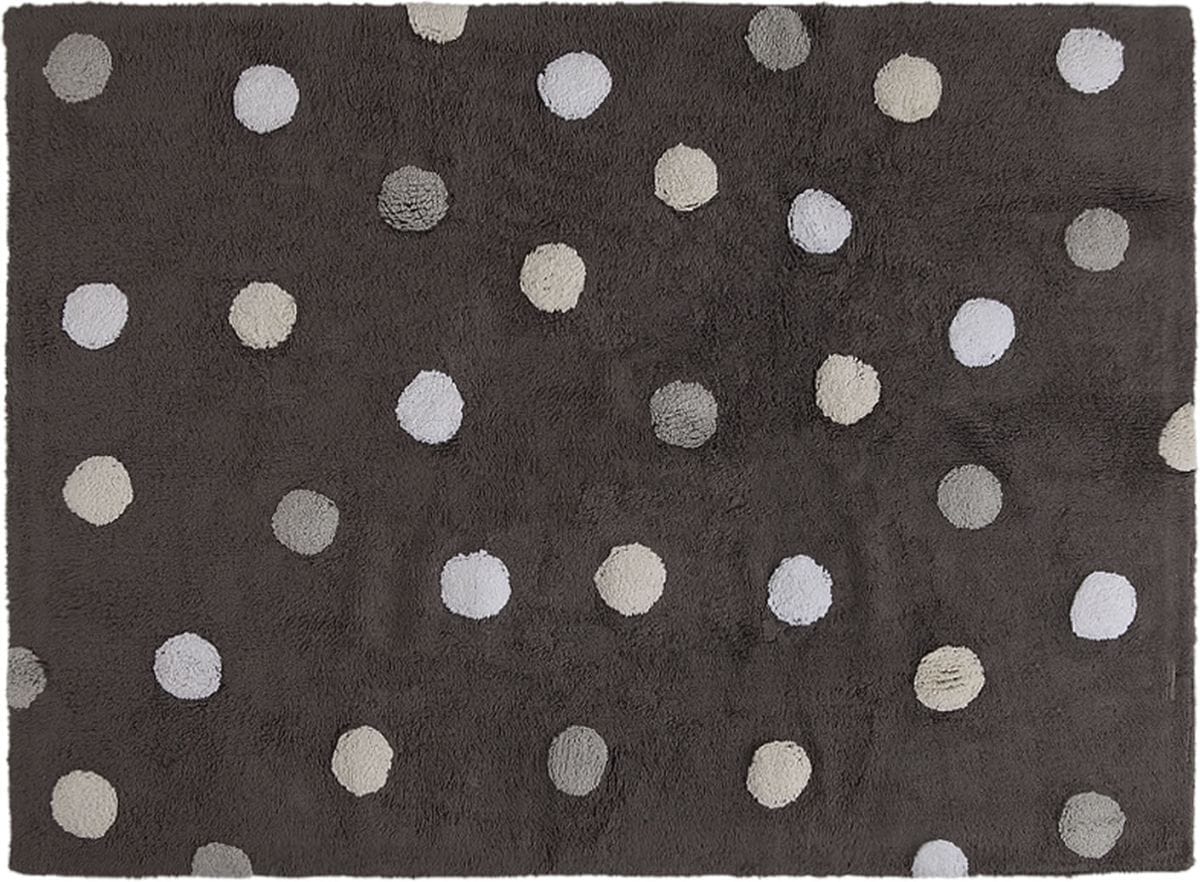 Lorena Canals Tricolor Polka Dots Rug - Grey (4' x 5' 3") - C-TT-E