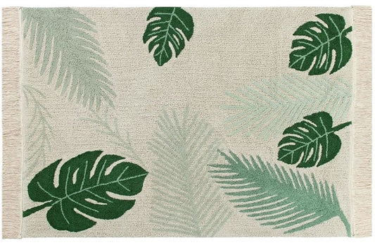 Lorena Canals Tropical Rug - Green (4' 7'' x 6' 7'') - C-TROP-GREEN