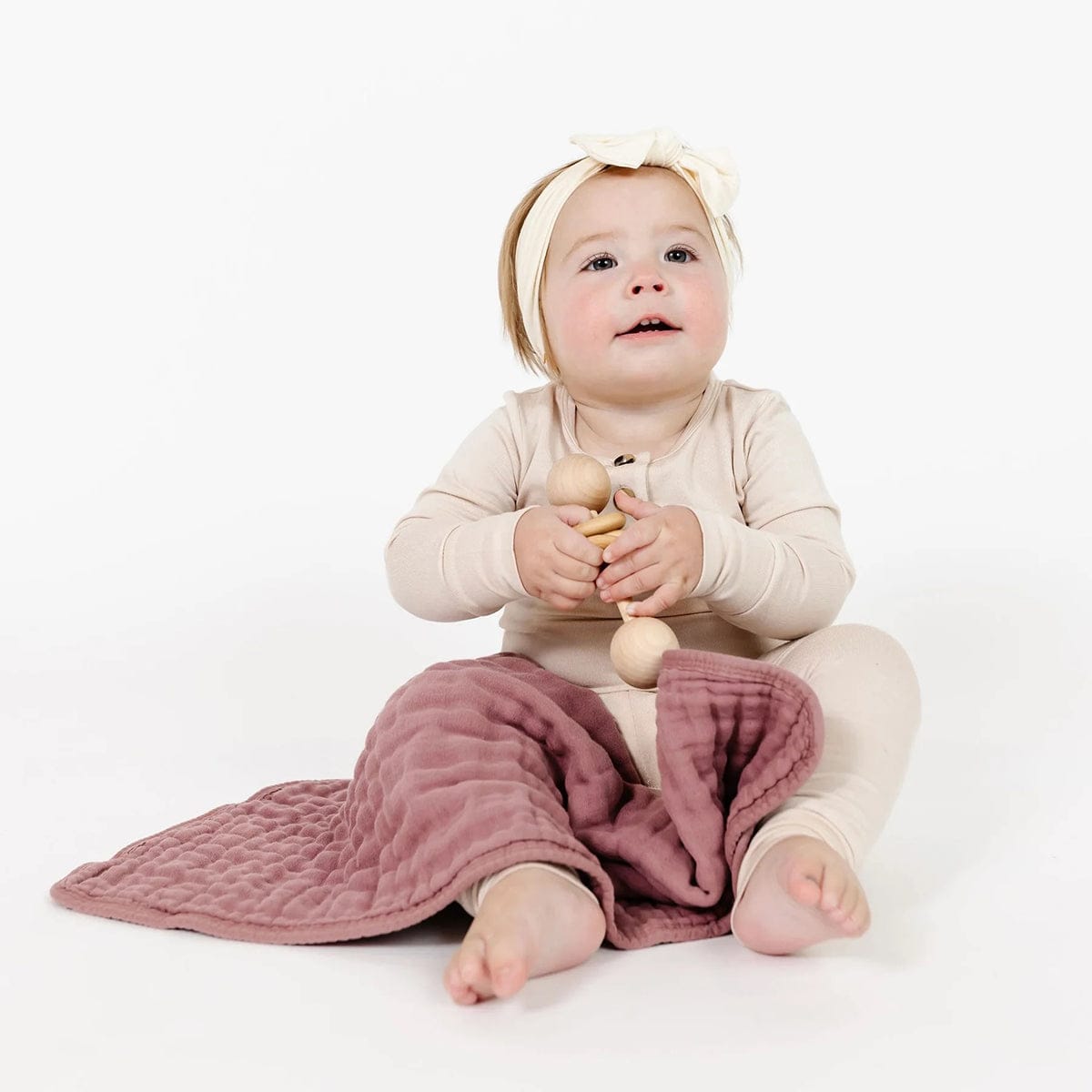 Lou Lou & Company Cloud Muslin Burp Cloth, 2 Pack - Berry - 20983