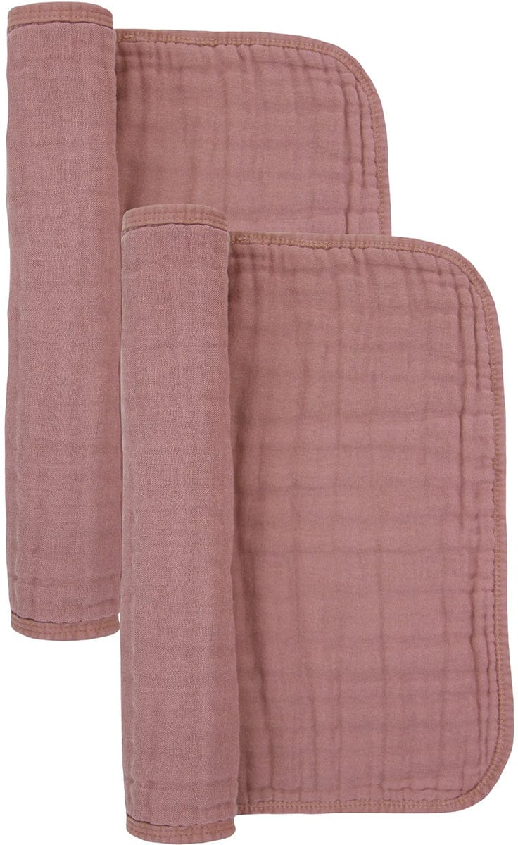 Lou Lou & Company Cloud Muslin Burp Cloth, 2 Pack - Berry - 20983