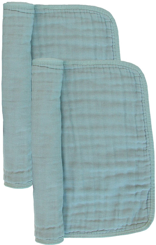 Lou Lou & Company Cloud Muslin Burp Cloth, 2 Pack - Steel - 20188
