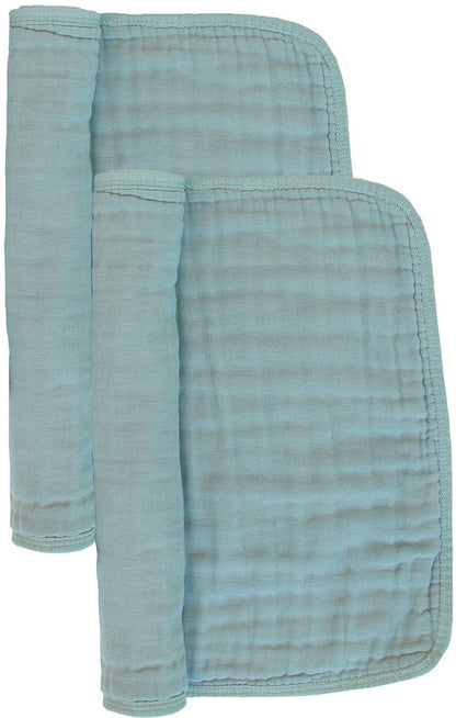 Lou Lou & Company Cloud Muslin Burp Cloth, 2 Pack - Steel - 20188