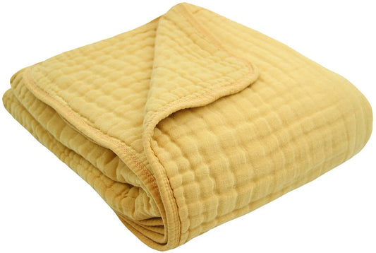 Lou Lou & Company Cloud Muslin Quilt - Honey, Large - 20995