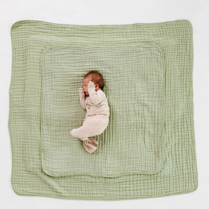 Lou Lou & Company Cloud Muslin Quilt - Sage, Small - 21000