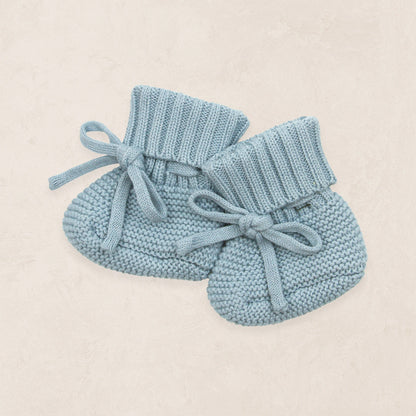 Lou Lou & Company Knit Booties - Steele, 3-6 Month
