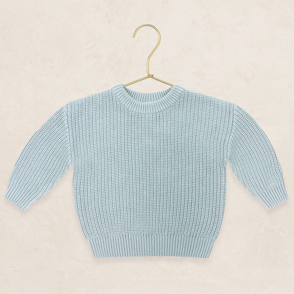 Lou Lou & Company Knit Chunky Sweater - Steele, 6-12 Month