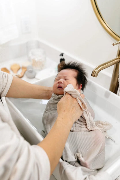 Lou Lou & Company Swaddle Bath Blanket - Adrian Ribbed - 23688