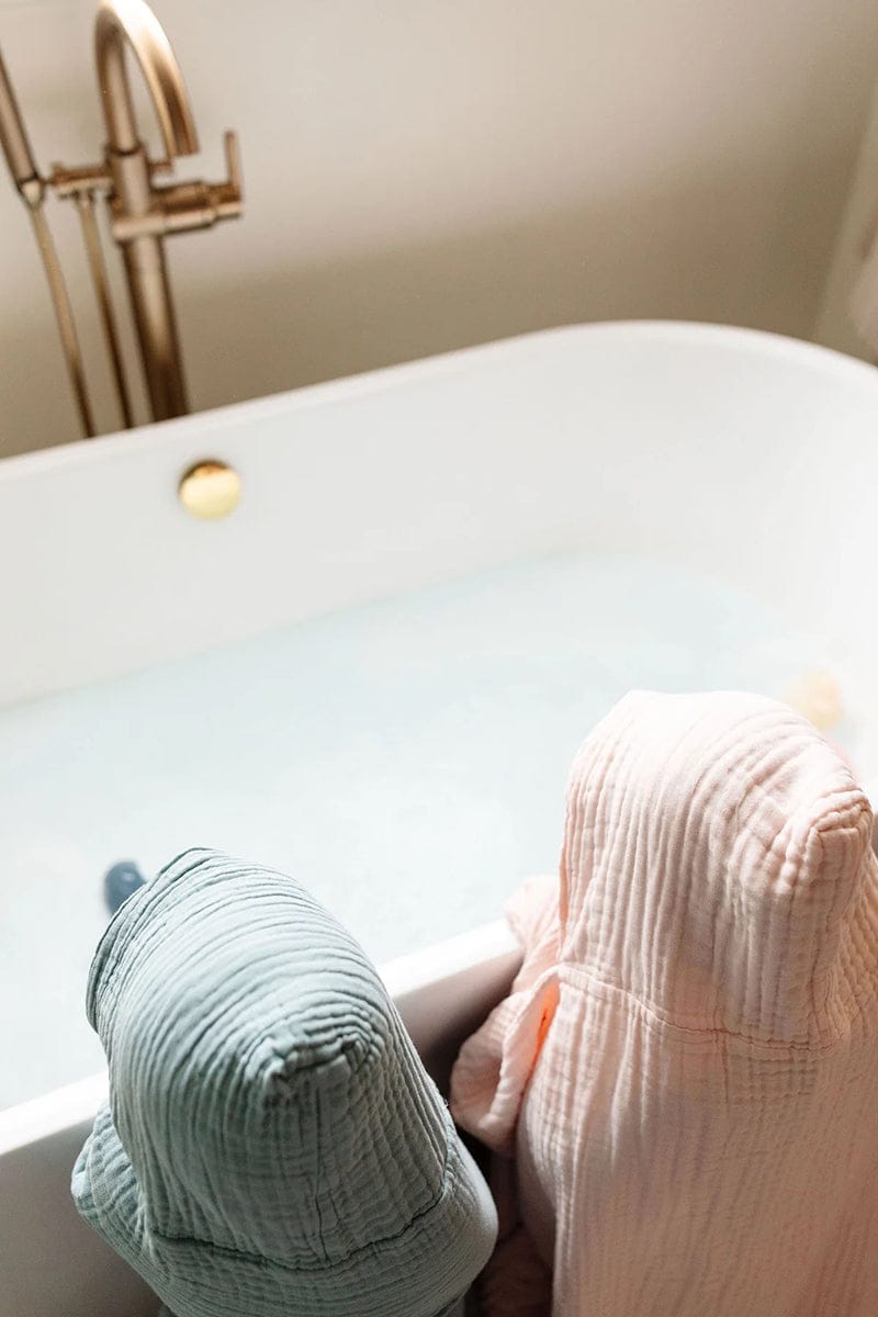 Lou Lou & Company Toddler Hooded Bath Towel - Steel - 23704