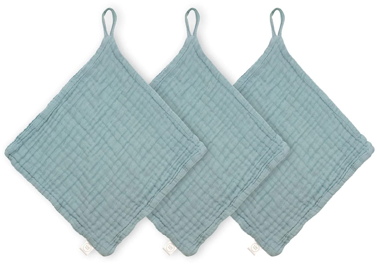 Lou Lou & Company Washcloth, 3 Pack - Steel - 23710