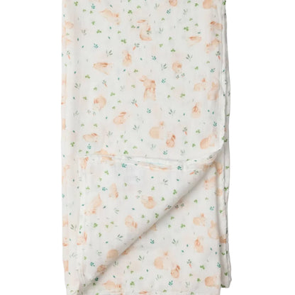 Loulou Lollipop Baby Muslin Swaddle in Tanboocel® Viscose from Bamboo - Bunny Meadow