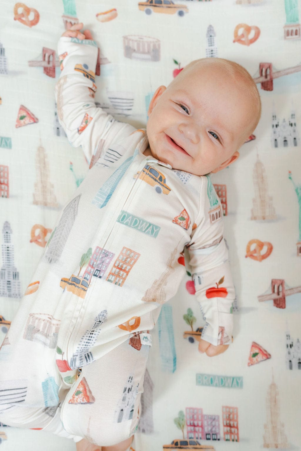 Loulou Lollipop Baby Sleeper in TENCEL™ Lyocell - Big Apple Baby, 12-18 M - Image 2