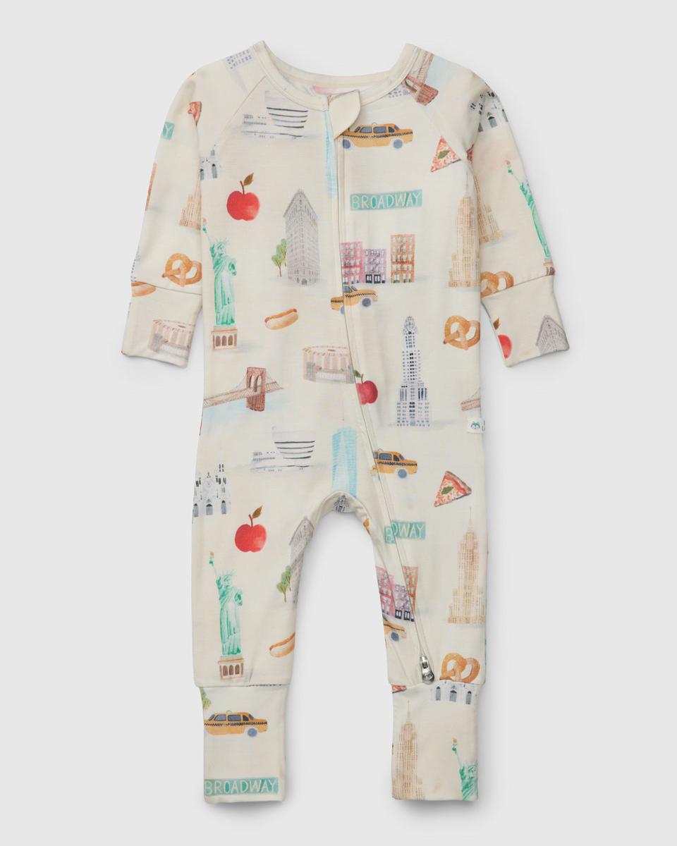 Loulou Lollipop Baby Sleeper in TENCEL™ Lyocell - Big Apple Baby, 3-6 M