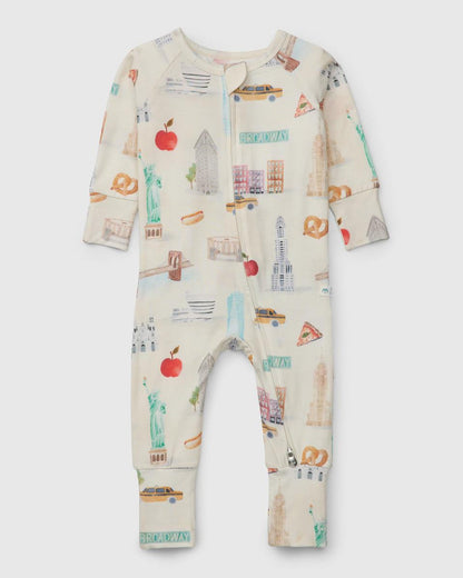 Loulou Lollipop Baby Sleeper in TENCEL™ Lyocell - Big Apple Baby, 3-6 M