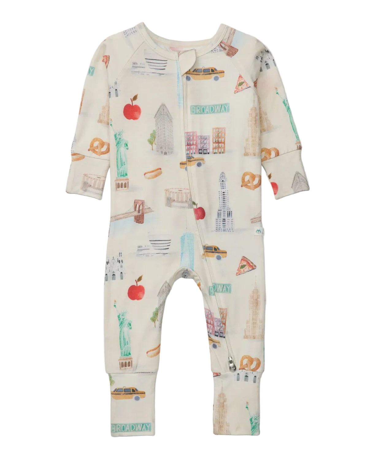 Loulou Lollipop Baby Sleeper in TENCEL™ Lyocell - Big Apple Baby, 3-6 M