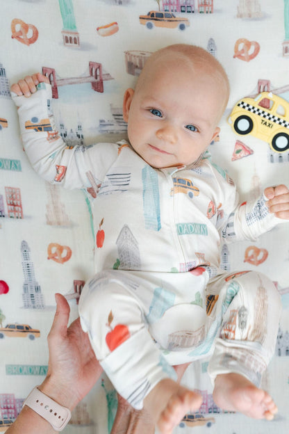 Loulou Lollipop Baby Sleeper in TENCEL™ Lyocell - Big Apple Baby, 3-6 M - Image 3