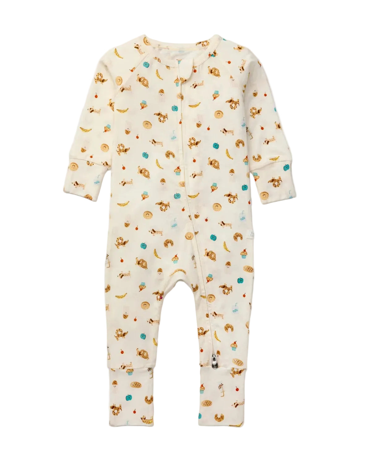 Loulou Lollipop Baby Sleeper in TENCEL™ Lyocell - French Breakfast, 0-3 M