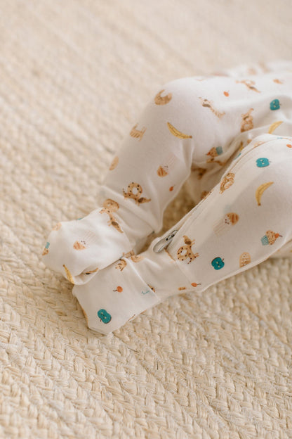 Loulou Lollipop Baby Sleeper in TENCEL™ Lyocell - French Breakfast, 0-3 M - Image 4