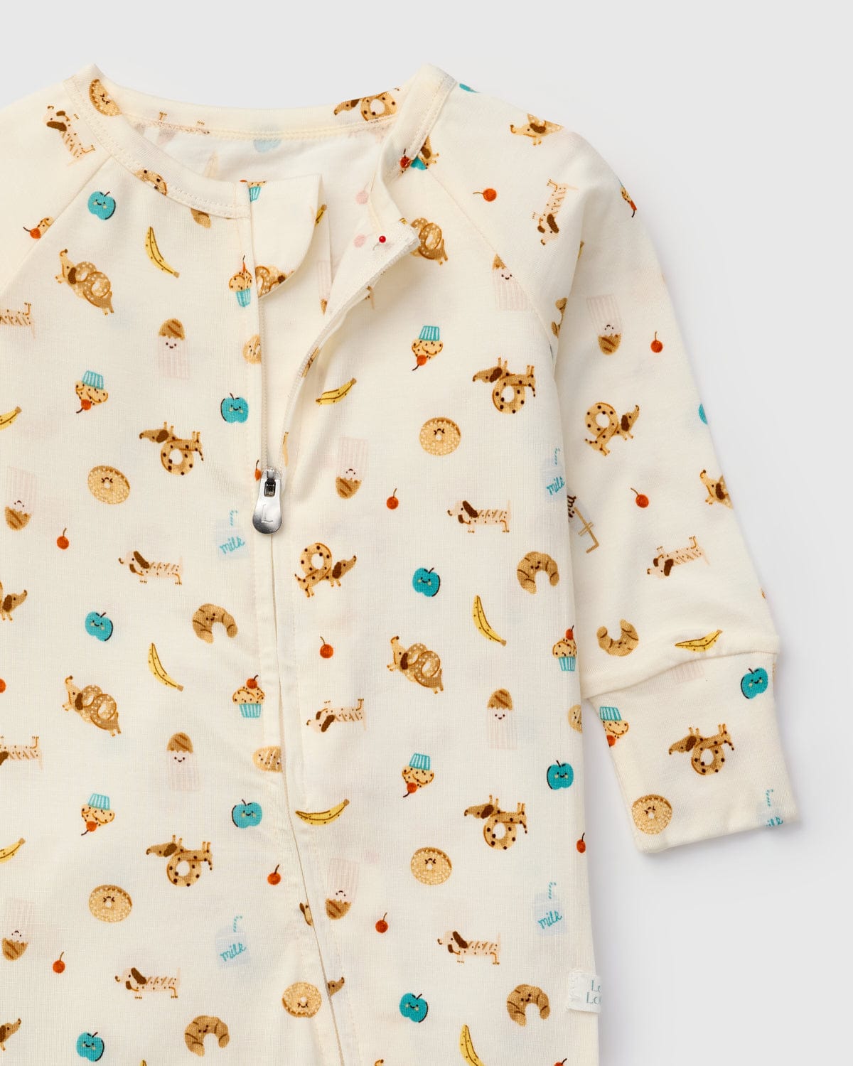 Loulou Lollipop Baby Sleeper in TENCEL™ Lyocell - French Breakfast, 0-3 M - Image 3